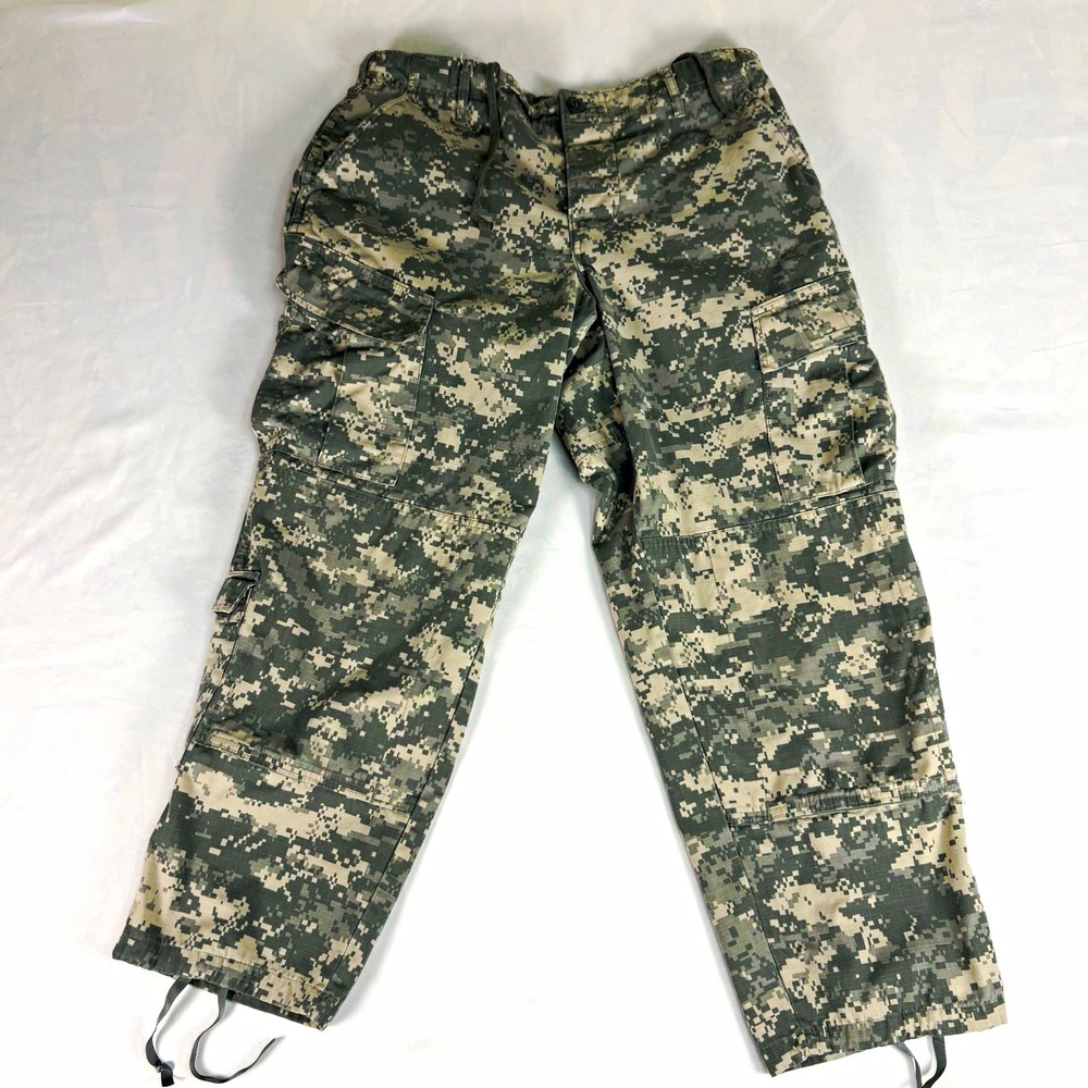 US Army ACU Combat Trousers UCP Digital Camo Mens Medium X-Short Cargo Pants
